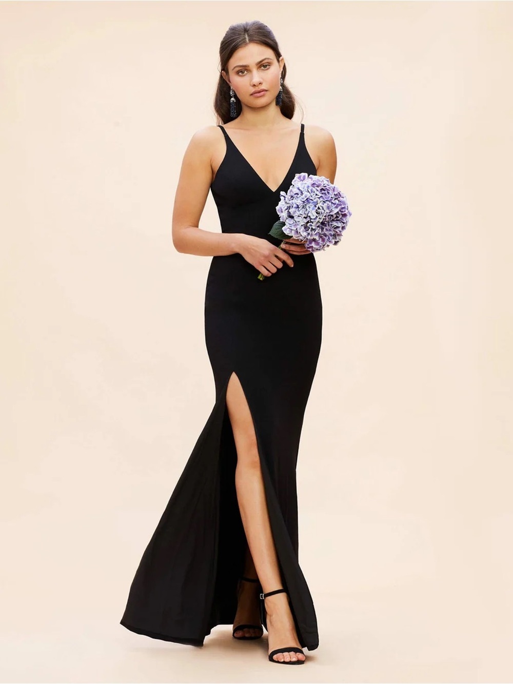 Dress the Population - Iris Gown - Black